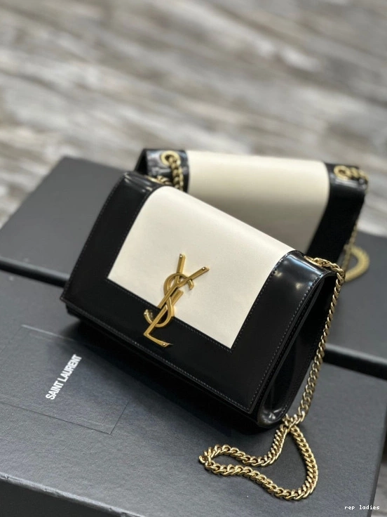 Rep ladies REP shoulder Kate bag leather small two-tone YSL 0713